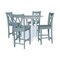International Concepts Round 20 in W, 38 in L, 36 in H, Wood, White/Chalk Antiqued K128-3638-S86-202-4 - alternate 1